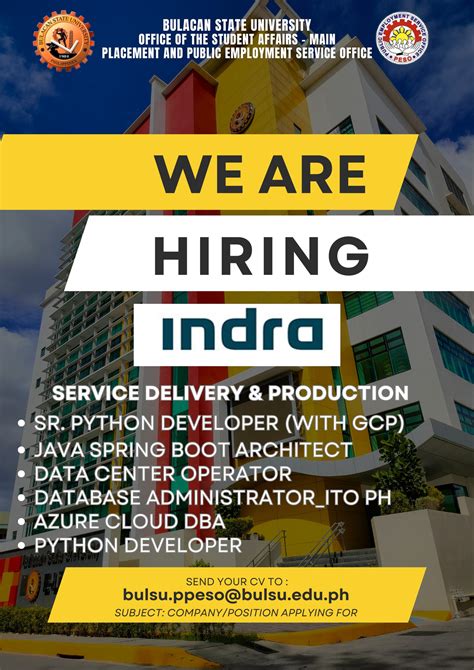 bulsu job vacancies|Bulsu PPESO .